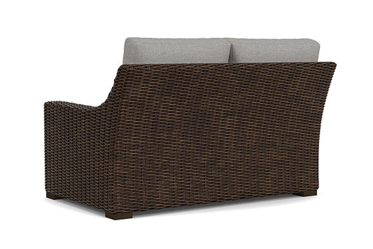 Lloyd Flanders - Mesa Left Arm Loveseat In Pecan Finish With Demo Stone Fabric - 298052086095 view 2