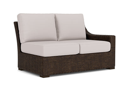 Lloyd Flanders - Mesa Left Arm Loveseat In Pecan Finish With Fife Fog Fabric - 298052086181 view 1