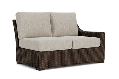 Lloyd Flanders - Mesa Left Arm Loveseat In Pecan Finish With Friendly Flax Fabric - 2980520862026 view 1