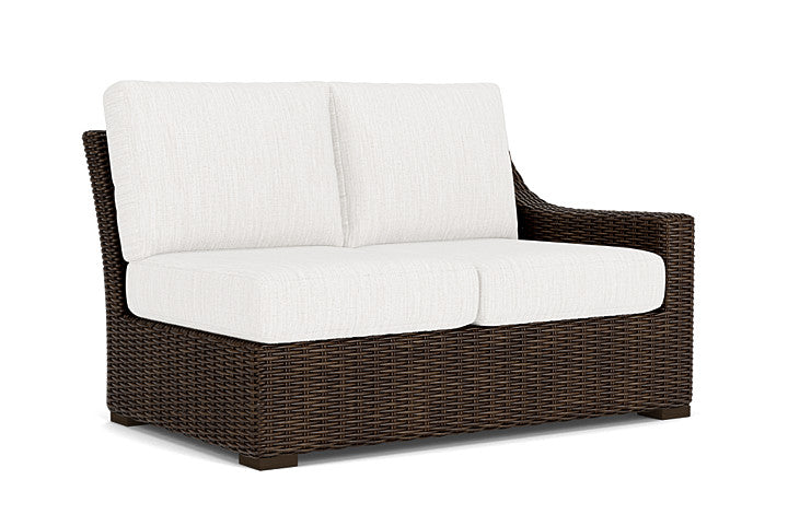 Lloyd Flanders - Mesa Left Arm Loveseat In Pecan Finish With Friendly Natural Fabric - 2980520862042 view 1