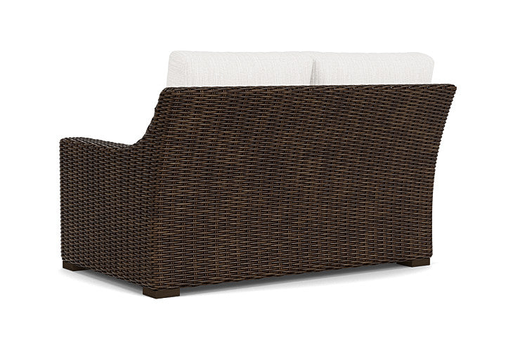 Lloyd Flanders - Mesa Left Arm Loveseat In Pecan Finish With Friendly Natural Fabric - 2980520862042 view 2