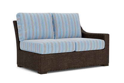 Lloyd Flanders - Mesa Left Arm Loveseat In Pecan Finish With Hansen Sky Fabric - 298052086064 view 1