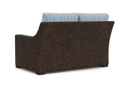 Lloyd Flanders - Mesa Left Arm Loveseat In Pecan Finish With Hansen Sky Fabric - 298052086064 view 2