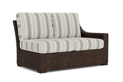Lloyd Flanders - Mesa Left Arm Loveseat In Pecan Finish With Jansen Eucalyptus Fabric - 2980520862061 view 1