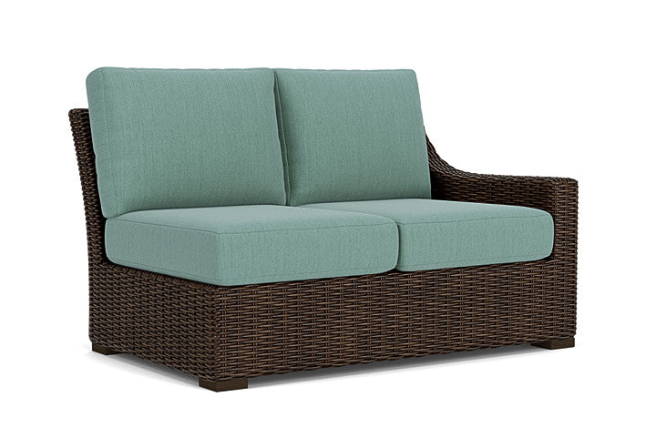 Lloyd Flanders - Mesa Left Arm Loveseat In Pecan Finish With Loveboat Mint Fabric - 2980520862010 view 1