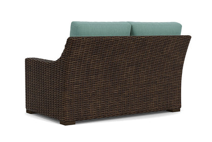 Lloyd Flanders - Mesa Left Arm Loveseat In Pecan Finish With Loveboat Mint Fabric - 2980520862010 view 2