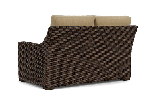 Lloyd Flanders - Mesa Left Arm Loveseat In Pecan Finish With Loveboat Saffron Fabric - 2980520862009 view 2