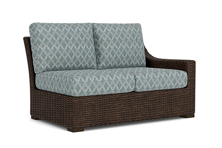 Lloyd Flanders - Mesa Left Arm Loveseat In Pecan Finish With Luna Mist Fabric - 2980520862070 view 1