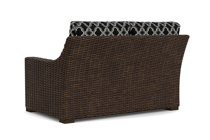 Lloyd Flanders - Mesa Left Arm Loveseat In Pecan Finish With Luna Onyx Fabric - 2980520862071 view 2
