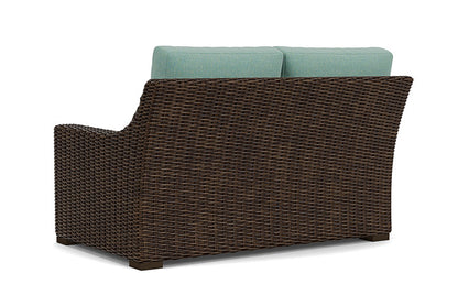Lloyd Flanders - Mesa Left Arm Loveseat In Pecan Finish With Pavian Pool Fabric - 2980520862045 view 2