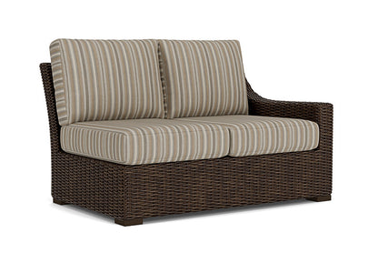 Lloyd Flanders - Mesa Left Arm Loveseat In Pecan Finish With Purveyor Pewter Fabric - 298052086146 view 1