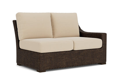 Lloyd Flanders - Mesa Left Arm Loveseat In Pecan Finish With Raindrop Almond Fabric - 2980520862055 view 1