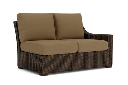 Lloyd Flanders - Mesa Left Arm Loveseat In Pecan Finish With Reflections Straw Fabric - 2980520862053 view 1