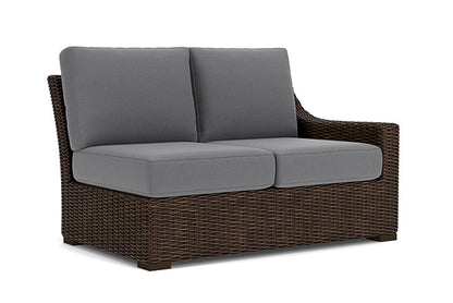 Lloyd Flanders - Mesa Left Arm Loveseat In Pecan Finish With Remy Graphite Fabric - 2980520862003 view 1