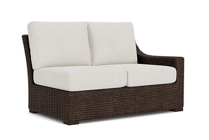 Lloyd Flanders - Mesa Left Arm Loveseat In Pecan Finish With Rollo Linen Fabric - 2980520862020 view 1