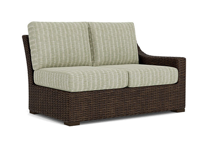 Lloyd Flanders - Mesa Left Arm Loveseat In Pecan Finish With Romulo Laurel Fabric - 2980520862049 view 1