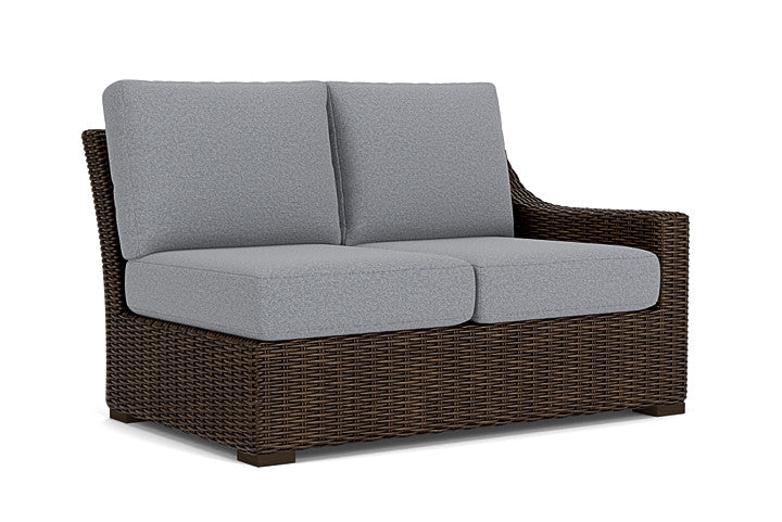 Lloyd Flanders - Mesa Left Arm Loveseat In Pecan Finish With Rumba Stonewashed Fabric - 2980520862006 view 1