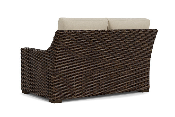 Lloyd Flanders - Mesa Left Arm Loveseat In Pecan Finish With Rumba Straw Fabric - 2980520862008 view 2