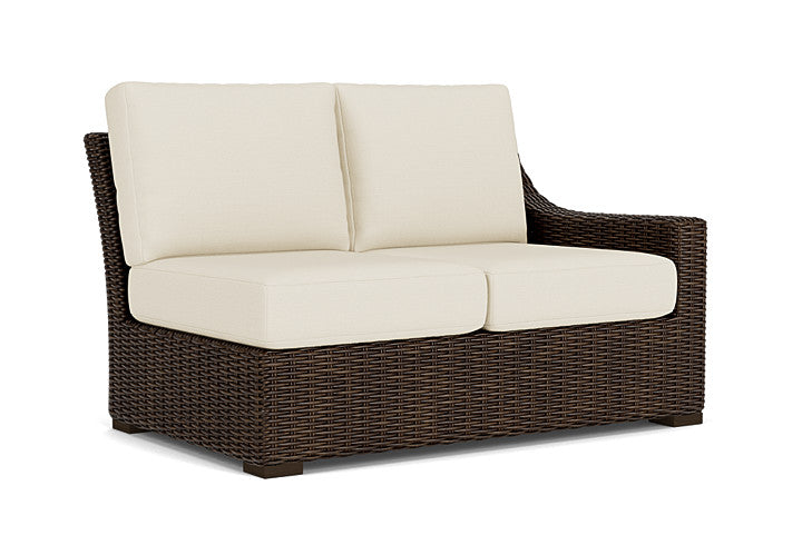Lloyd Flanders - Mesa Left Arm Loveseat In Pecan Finish With Sailcloth Sailor Fabric - 298052086434 view 1