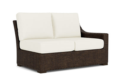 Lloyd Flanders - Mesa Left Arm Loveseat In Pecan Finish With Sailcloth Salt Fabric - 298052086890 view 1