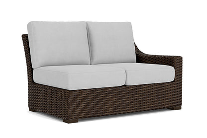 Lloyd Flanders - Mesa Left Arm Loveseat In Pecan Finish With Sandberg Dove Fabric - 2980520862022 view 1