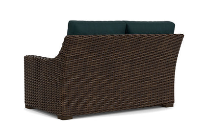 Lloyd Flanders - Mesa Left Arm Loveseat In Pecan Finish With Sandberg Lagoon Fabric - 2980520862039 view 2
