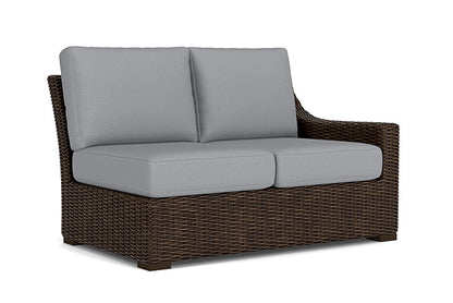 Lloyd Flanders - Mesa Left Arm Loveseat In Pecan Finish With Sandberg Pewter Fabric - 2980520862029 view 1