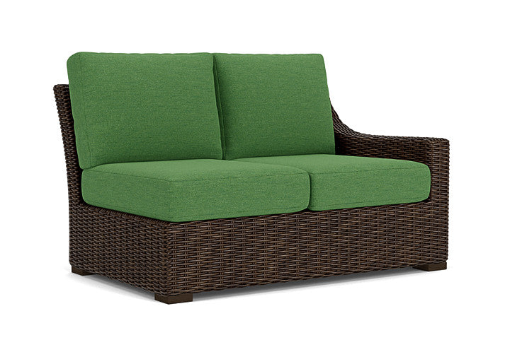 Lloyd Flanders - Mesa Left Arm Loveseat In Pecan Finish With Seadog Botanical Fabric - 2980520862066 view 1
