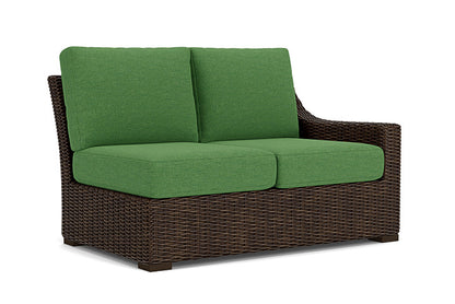 Lloyd Flanders - Mesa Left Arm Loveseat In Pecan Finish With Seadog Botanical Fabric - 2980520862066 view 1