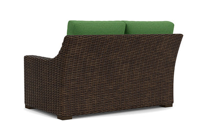 Lloyd Flanders - Mesa Left Arm Loveseat In Pecan Finish With Seadog Botanical Fabric - 2980520862066 view 2