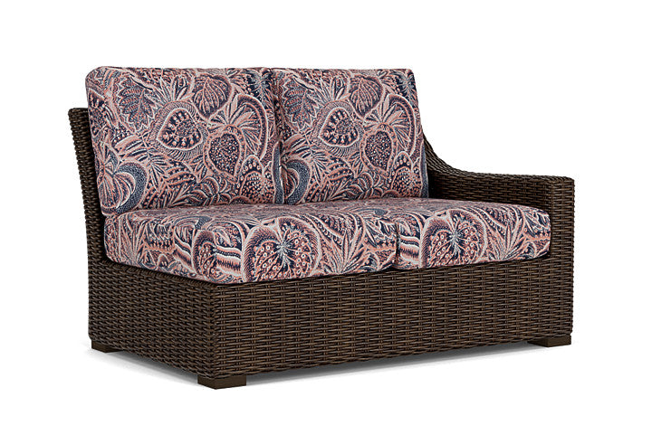 Lloyd Flanders - Mesa Left Arm Loveseat In Pecan Finish With Sensiblity Splendor Fabric - 2980520862082 view 1