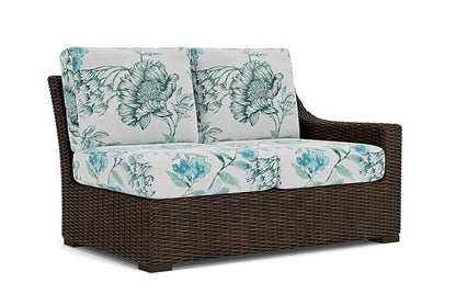 Lloyd Flanders - Mesa Left Arm Loveseat In Pecan Finish With Serena Floral Mist Fabric - 2980520862078 view 1