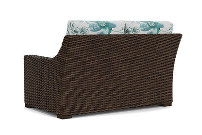 Lloyd Flanders - Mesa Left Arm Loveseat In Pecan Finish With Serena Floral Mist Fabric - 2980520862078 view 2