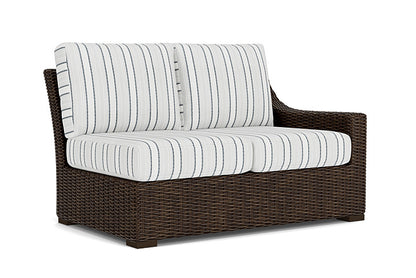 Lloyd Flanders - Mesa Left Arm Loveseat In Pecan Finish With Tamer Fog Fabric - 2980520862037 view 1