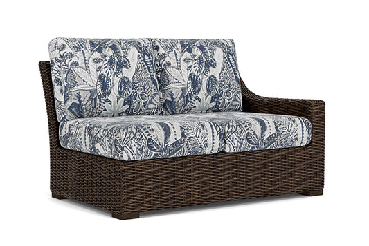 Lloyd Flanders - Mesa Left Arm Loveseat In Pecan Finish With Wayfarer Mist Fabric - 2980520862074 view 1