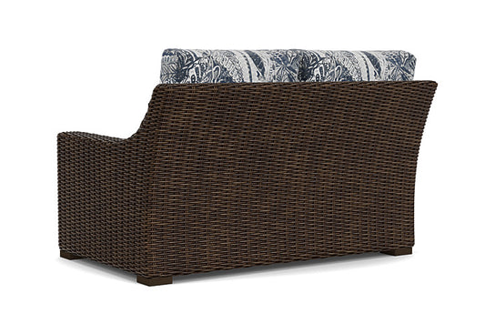 Lloyd Flanders - Mesa Left Arm Loveseat In Pecan Finish With Wayfarer Mist Fabric - 2980520862074 view 2