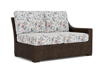 Lloyd Flanders - Mesa Left Arm Loveseat In Pecan Finish With Whimsical Bird Song Fabric - 2980520862080 view 1