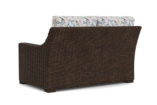 Lloyd Flanders - Mesa Left Arm Loveseat In Pecan Finish With Whimsical Bird Song Fabric - 2980520862080 view 2