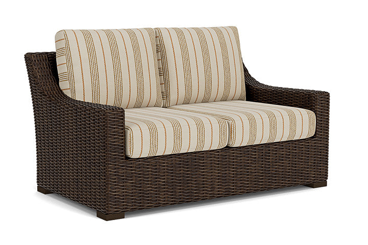 Lloyd Flanders - Mesa Loveseat In Pecan Finish With Amber Waves Fabric - 2980500862044 view 1