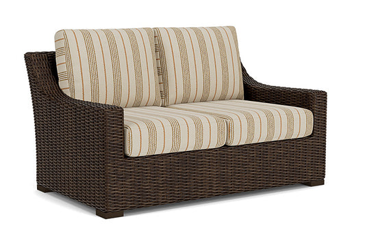 Lloyd Flanders - Mesa Loveseat In Pecan Finish With Amber Waves Fabric - 2980500862044 view 1