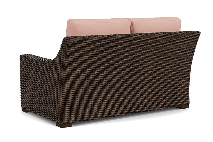 Lloyd Flanders - Mesa Loveseat In Pecan Finish With Azulu Clay Fabric - 2980500862033 view 2
