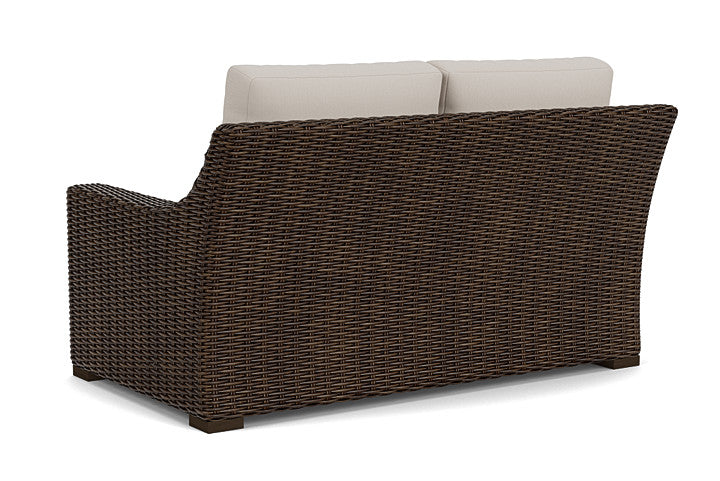 Lloyd Flanders - Mesa Loveseat In Pecan Finish With Azulu Twine Fabric - 2980500862034 view 2