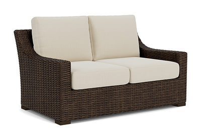 Lloyd Flanders - Mesa Loveseat In Pecan Finish With Beach Natural Fabric - 2980500862005 view 1