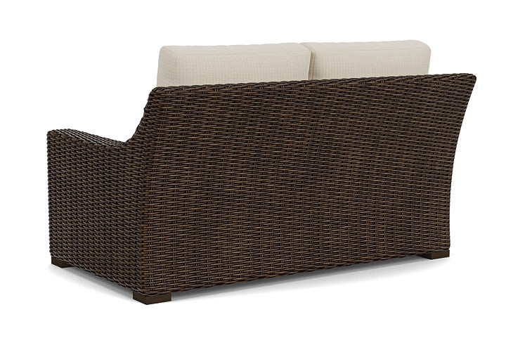 Lloyd Flanders - Mesa Loveseat In Pecan Finish With Beach Natural Fabric - 2980500862005 view 2