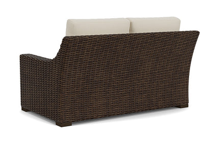 Lloyd Flanders - Mesa Loveseat In Pecan Finish With Beach Natural Fabric - 2980500862005 view 2