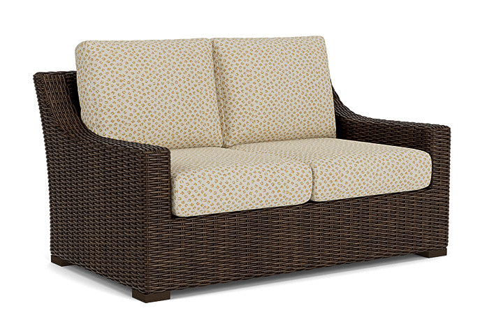 Lloyd Flanders - Mesa Loveseat In Pecan Finish With Bebot Sisal Fabric - 2980500862048 view 1