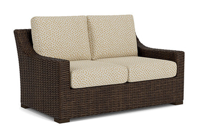 Lloyd Flanders - Mesa Loveseat In Pecan Finish With Bebot Sisal Fabric - 2980500862048 view 1