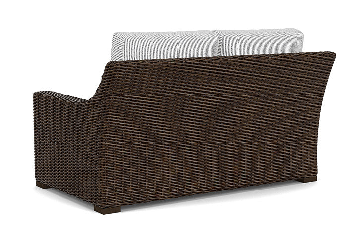 Lloyd Flanders - Mesa Loveseat In Pecan Finish With Burson Domino Fabric - 2980500862035 view 2