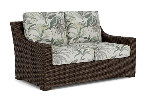 Lloyd Flanders - Mesa Loveseat In Pecan Finish With Calidora Mist Fabric - 298050086094 view 1