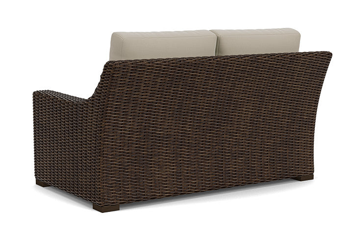 Lloyd Flanders - Mesa Loveseat In Pecan Finish With Callen Driftwood Fabric - 2980500862023 view 2
